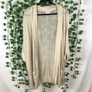 2 for $18 🎉 Loose-Knit Half Sleeve Cardigan